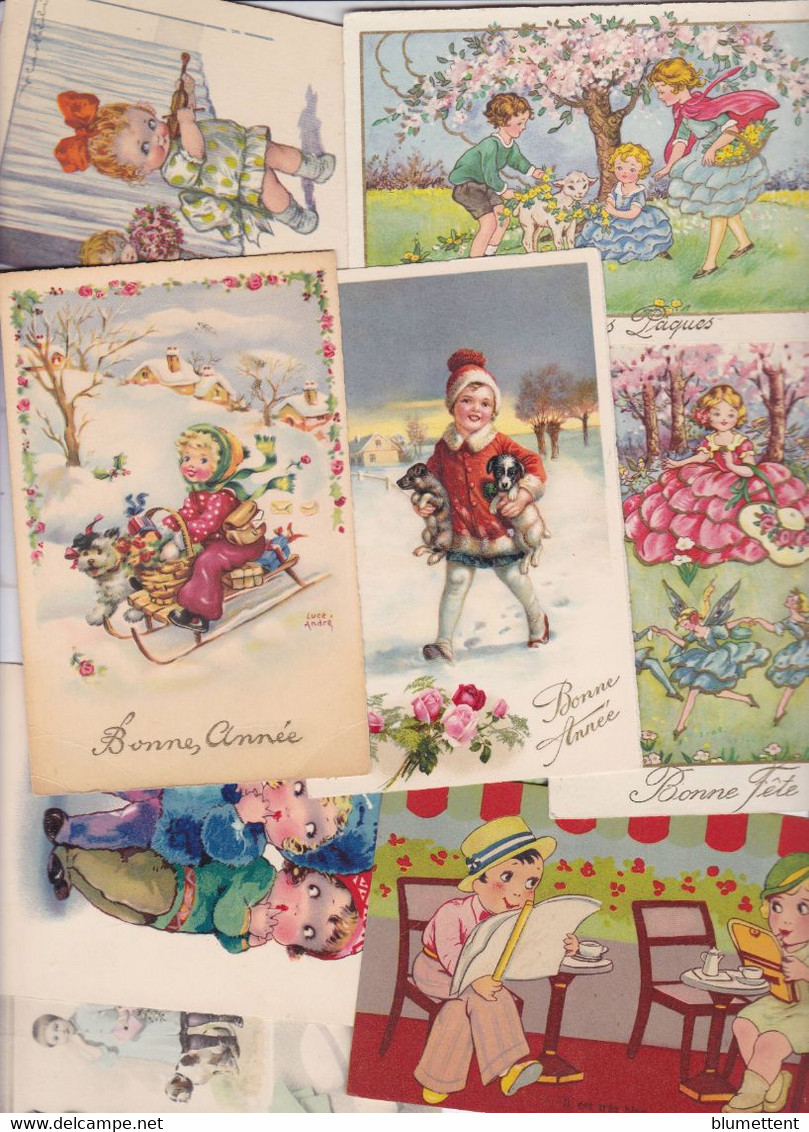 Lot 2650 De 10 CPA Illustrateurs Enfants Déstockage Pour Revendeurs Ou Collectionneurs - 5 - 99 Postcards