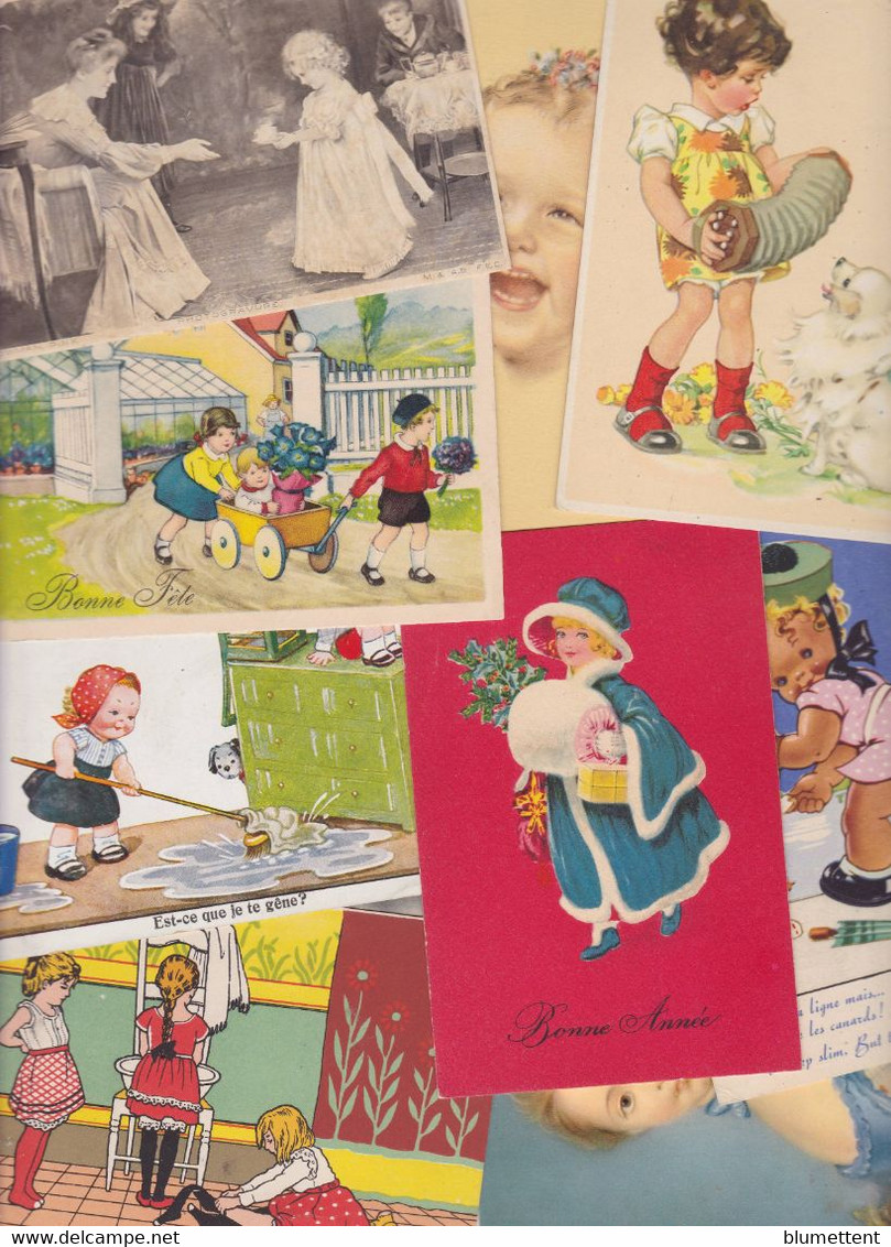 Lot 2653 De 10 CPA Illustrateurs Enfants Déstockage Pour Revendeurs Ou Collectionneurs - 5 - 99 Karten