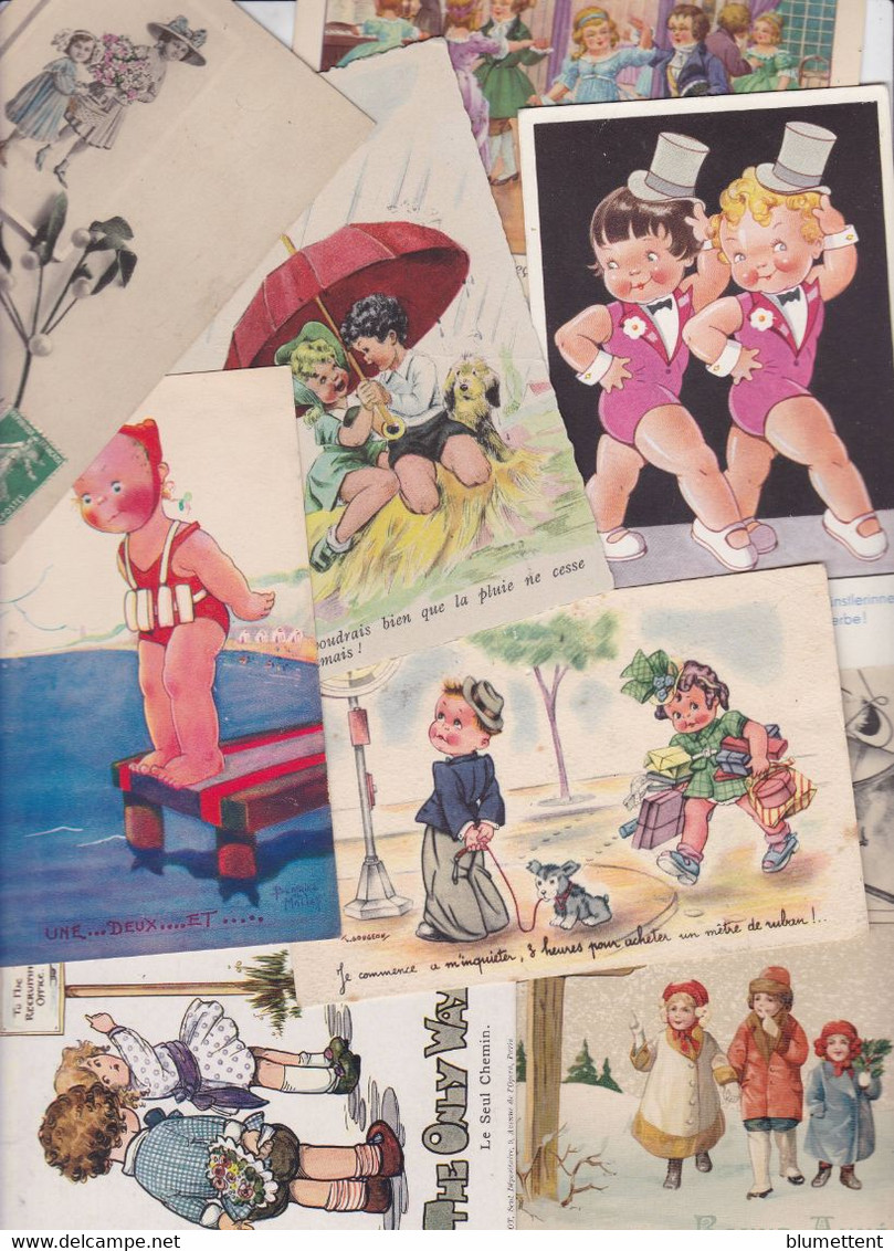 Lot 2654 De 10 CPA Illustrateurs Enfants Déstockage Pour Revendeurs Ou Collectionneurs - 5 - 99 Postcards