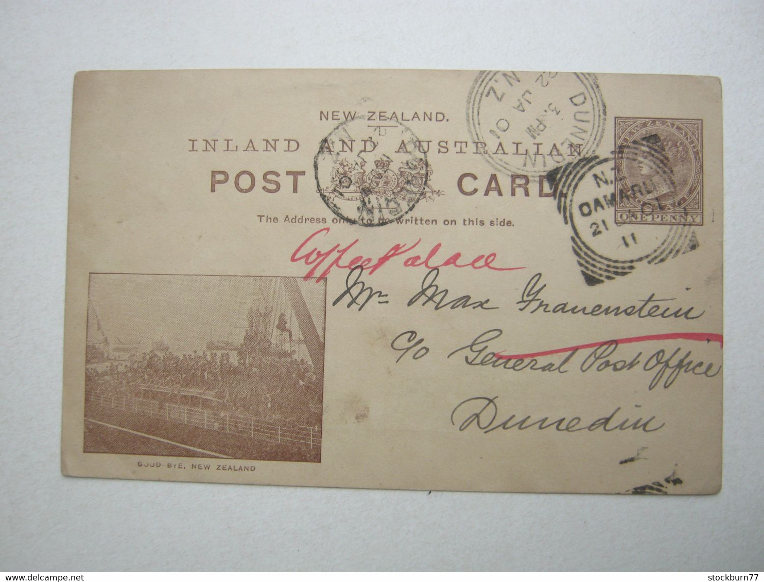1901 , Bildganzsache  Verschickt - Postal Stationery