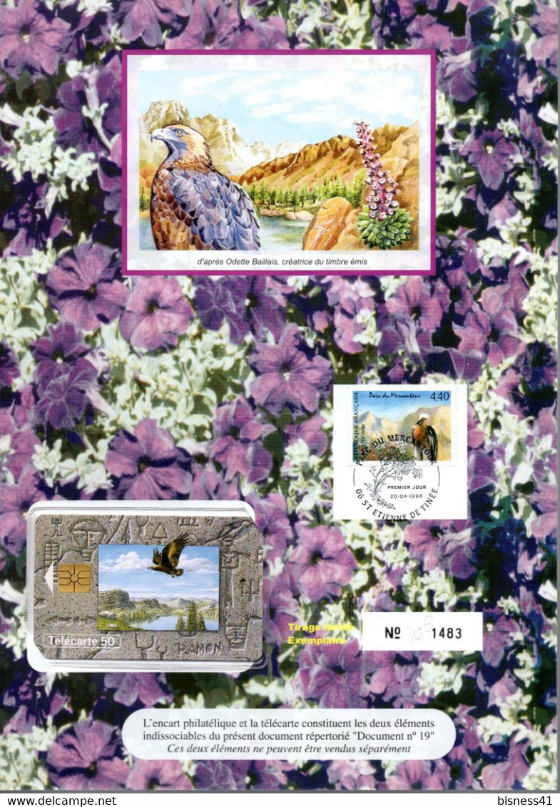 Télécarte En1458a  Mai 1996 Neuve Numérotée 1er Jour Sur Document Philatélique - 1996