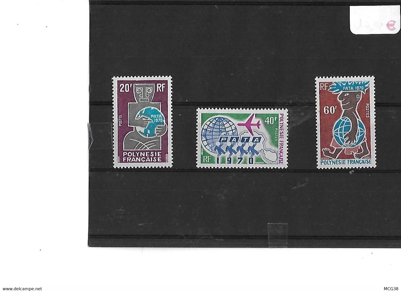 POLYNESIE  - TIMBRES  NEUFS  SANS  CHARNIERE  - SERIE  N°  77  à  79   -  PATA  1970 - Autres & Non Classés