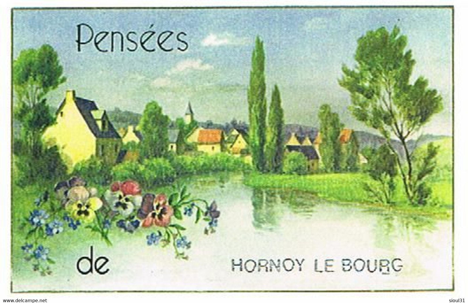 80 PENSEES  DE   HORNOY  LE BOURG   CPM  TBE  VR660 - Hornoy Le Bourg