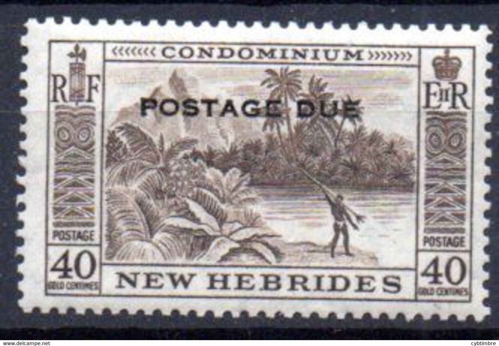 Nouvelles Hebrides : Yvert N° Taxe 44**; MNH - Other & Unclassified