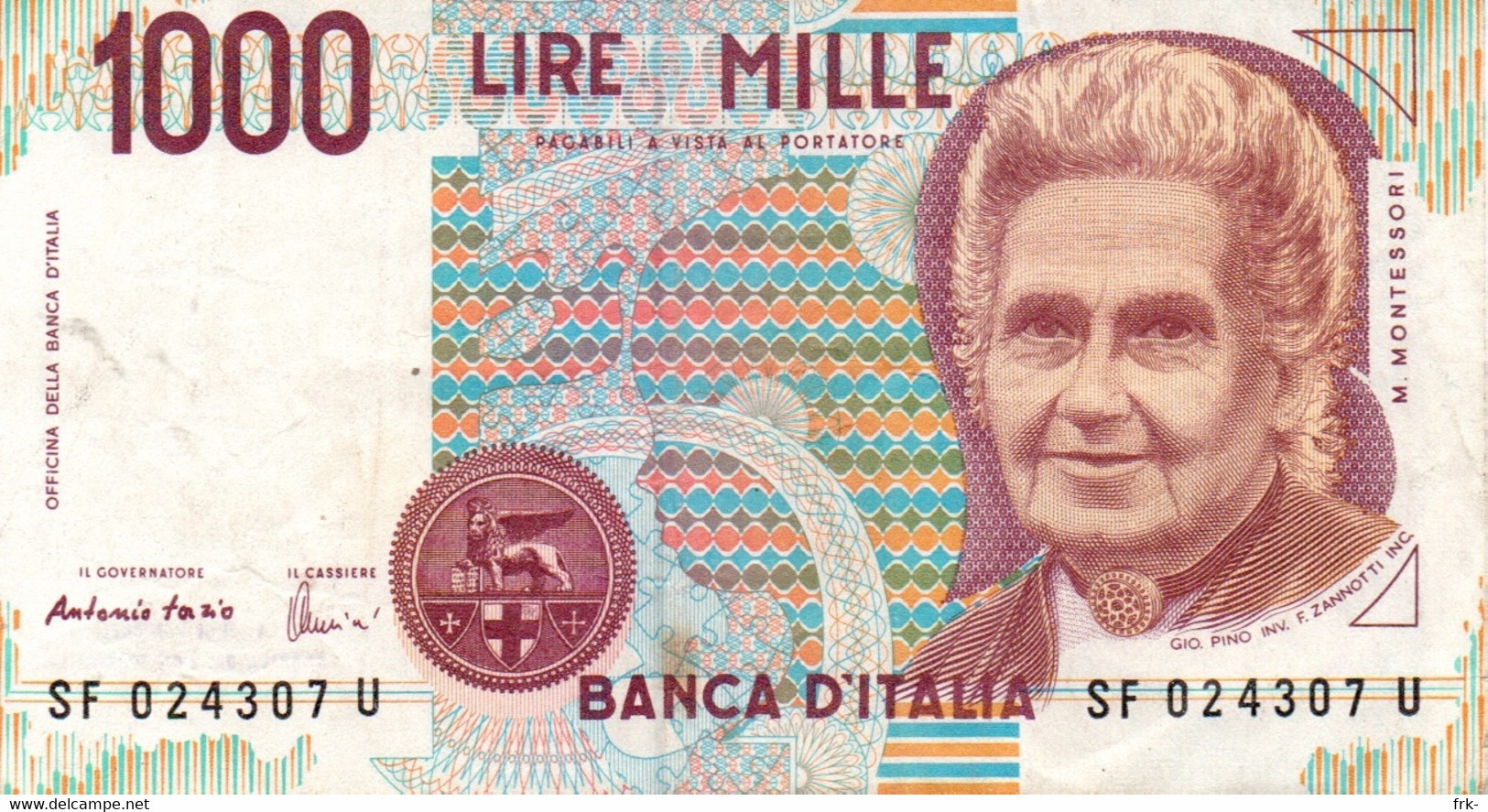 Italia 1000 Lire 1990 Circolate - 1000 Lire