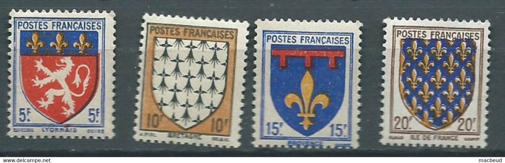 France - Série Yvert N  572 /  575 *  4 Valeurs Neuves Avec Charnière -AA 17702 - Neufs