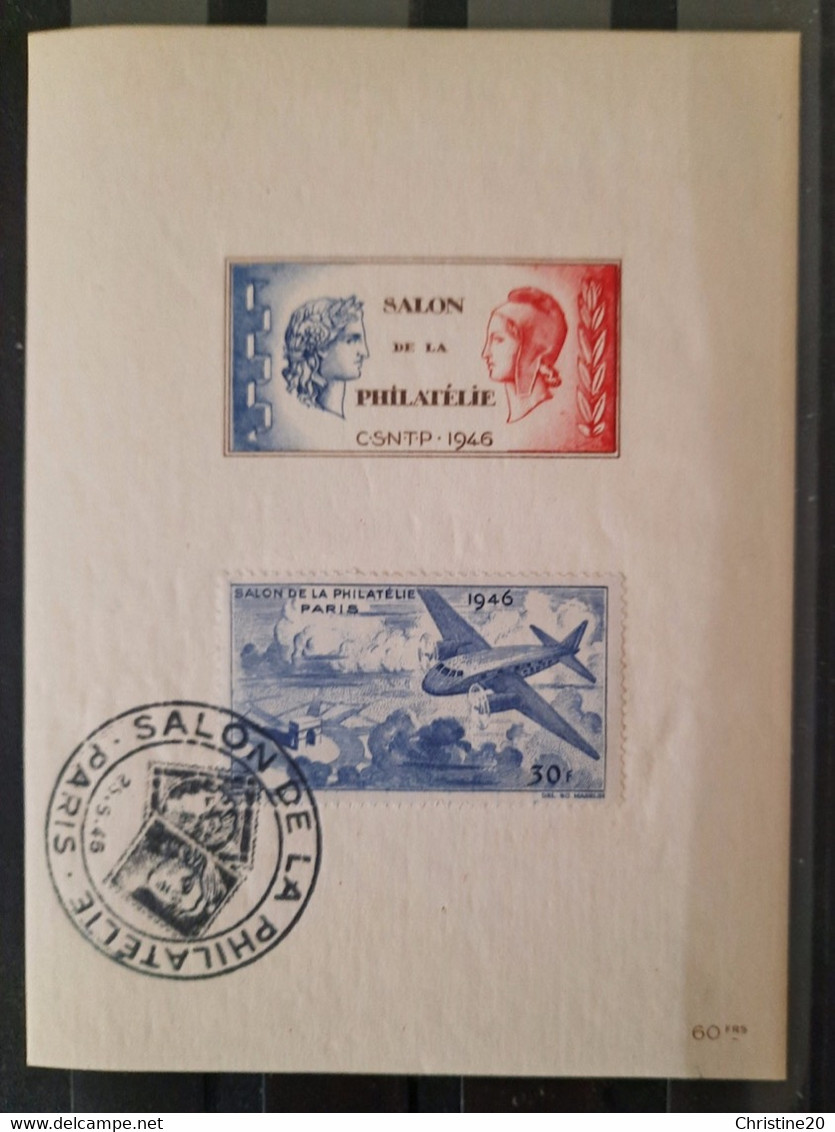 France 1946 Feuillé Souvenir De La C.N.E.P. **  TB - Usati