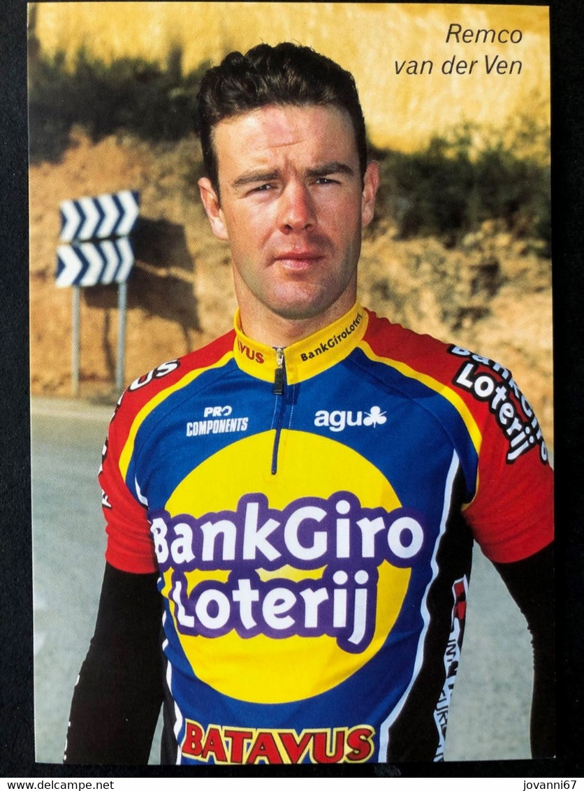 Remco Van Der Ven  - Bankgiroloterij - Batavus - 2001 - Carte / Card - Cyclists - Cyclisme - Ciclismo -wielrennen - Ciclismo