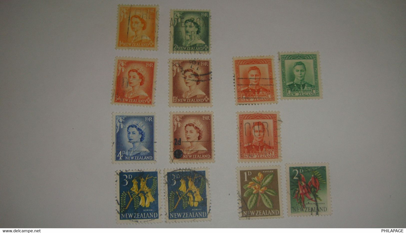 Lot, Timbres Nouvelle Zélande - Collections, Lots & Series