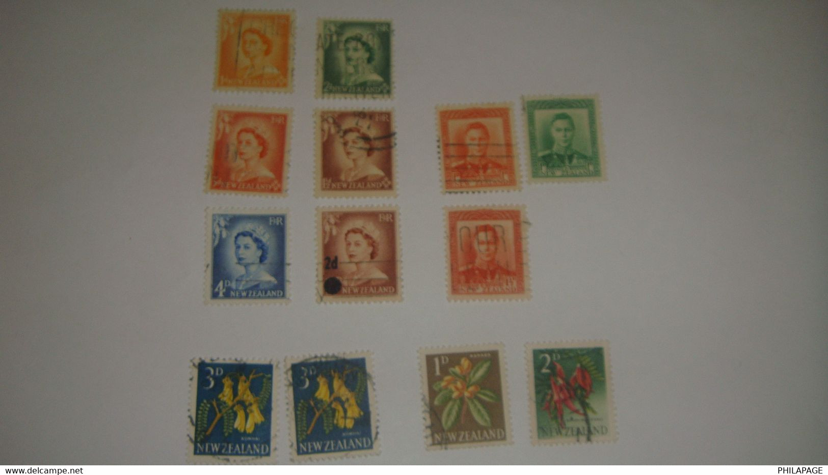 Lot, Timbres Nouvelle Zélande - Collections, Lots & Series