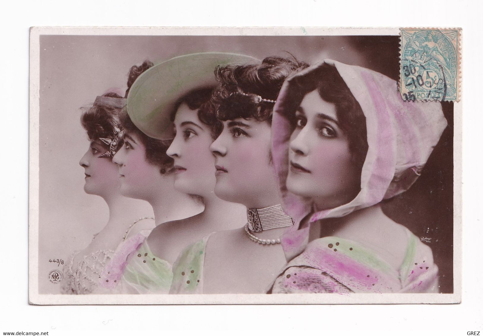 CPA LINA CAVALIERI OPERA ITALIA ORANOTYPIE NPG PHOTOMONTAGE REUTLINGER 1905 - Opera