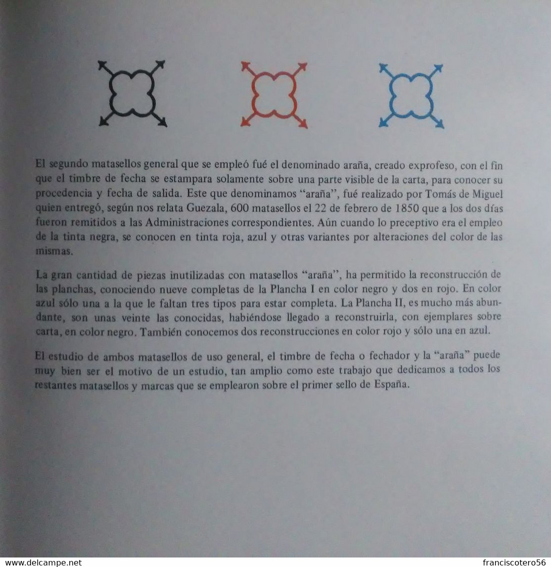 España: Año. 1984 - El 6 Cuartos Negro De 1850 De (Jorge Guinovart) - Matériel Et Accessoires