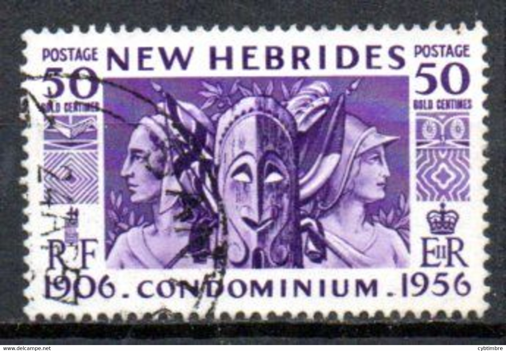 Nouvelles Hebrides : Yvert N° 174; 1 Valeur - Usados