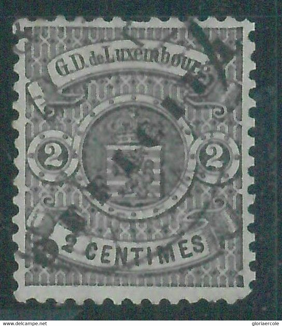 88223 - LUXEMBOURG - STAMPS -  Yvert # TS 25 Fine Used - Signed ROIG - 1907-24 Coat Of Arms