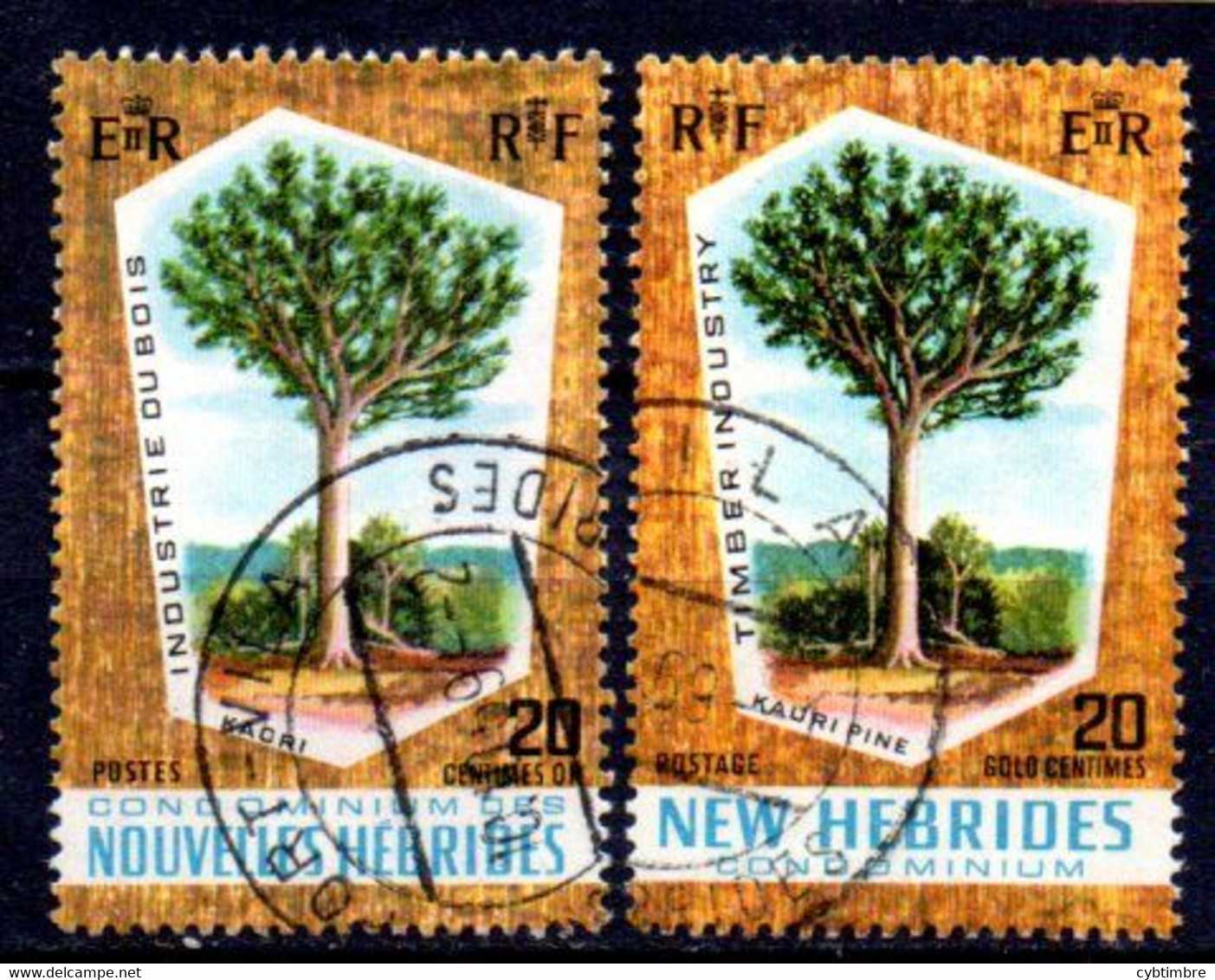 Nouvelles Hebrides : Yvert N° 280/281 - Used Stamps