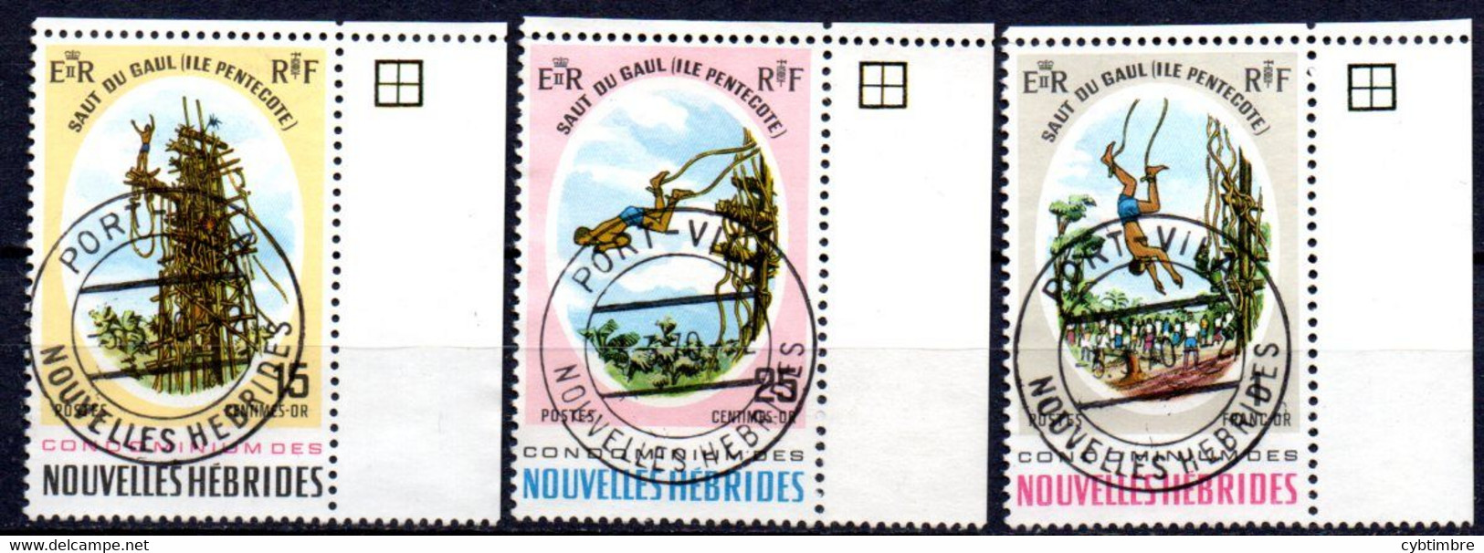 Nouvelles Hebrides : Yvert N° 285/288 - Used Stamps