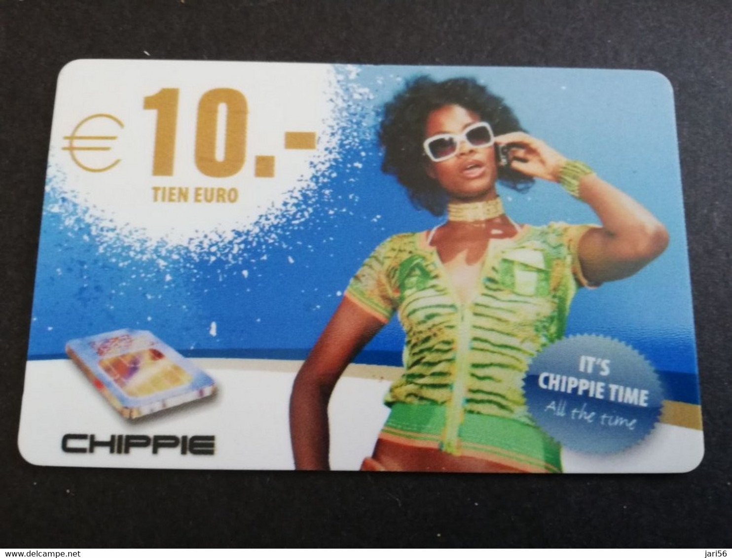 CURACAO  NAF 10- CHIPPIE / ITS CHIPPIE TIME              Fine Used Card   **4910** - Antillen (Niederländische)