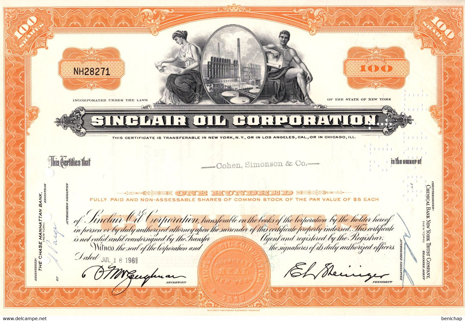 Singlair Oil Corporation - Quality Sinclair Gasoline's, Diesel Fuel, And Jet Fuel -  Robert Earl Holdings Empire - 1961 - Oil