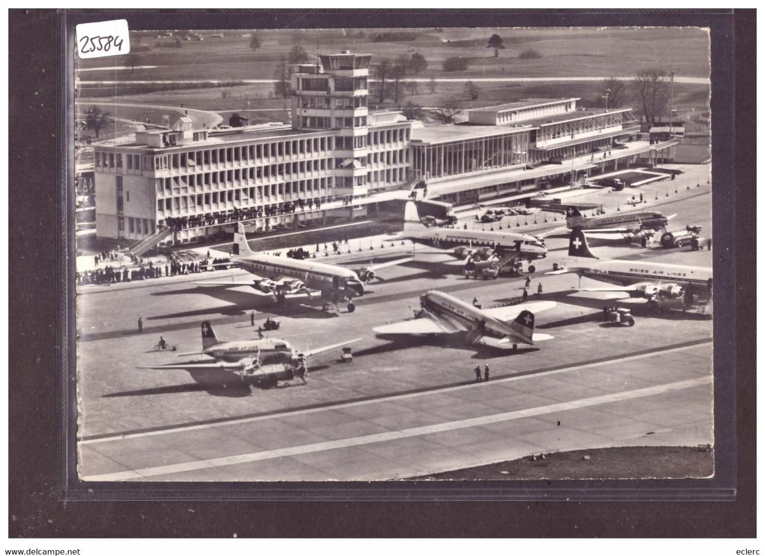 GRÖSSE 10x15cm - ZÜRICH - FLUGHAFEN KLOTEN - AVION - AVIATION SUISSE - TB - Kloten