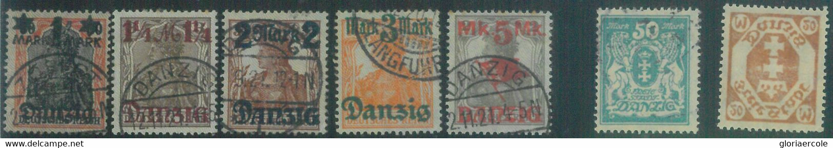 88258 - POLAND Danzig - STAMP  - Small  Lot Of USED STAMPS - Occupazioni