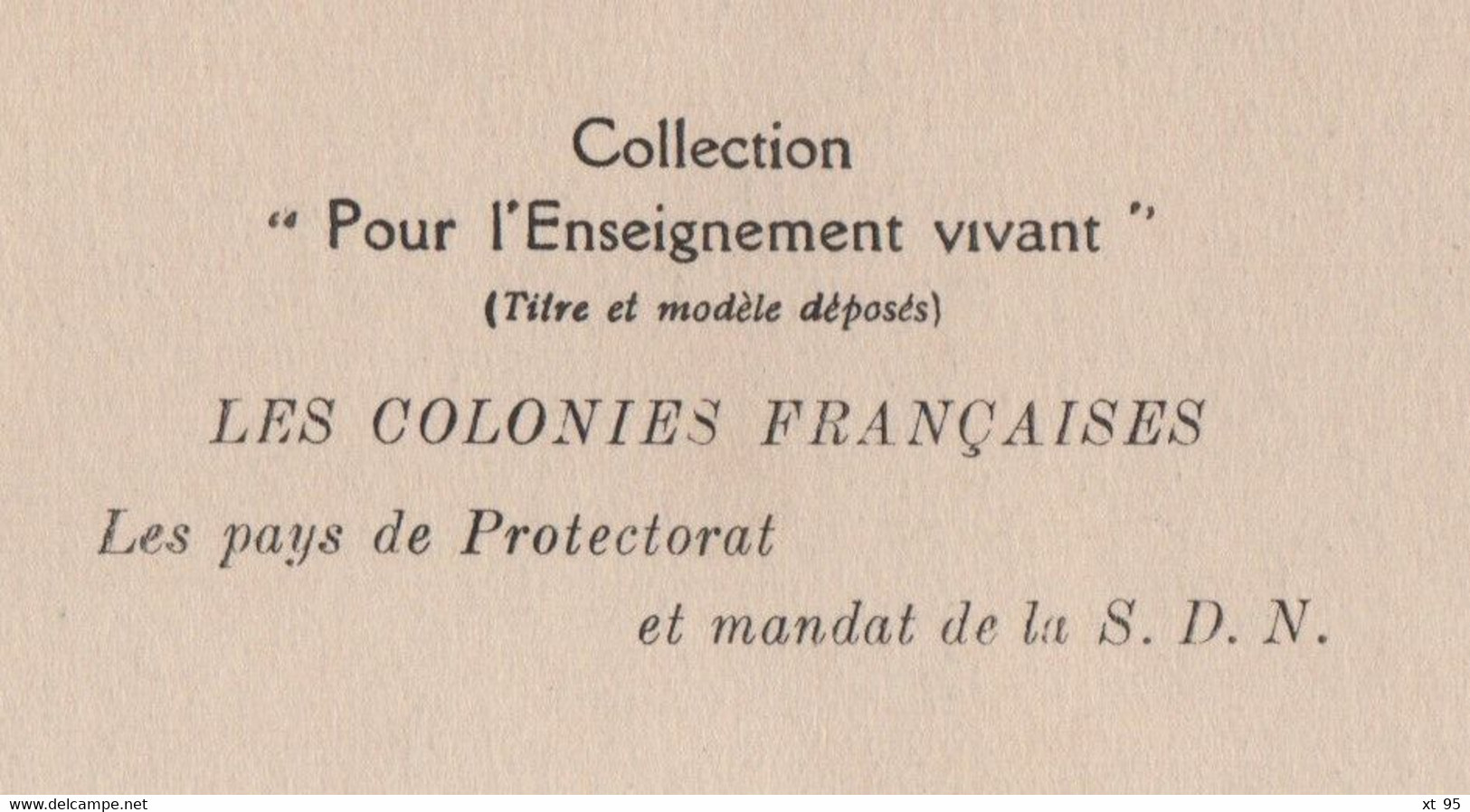 Pour L'Enseignement Vivant (24x18cm) - Les Colonies Francaises - Iles Wallis - Un Village - Wallis En Futuna