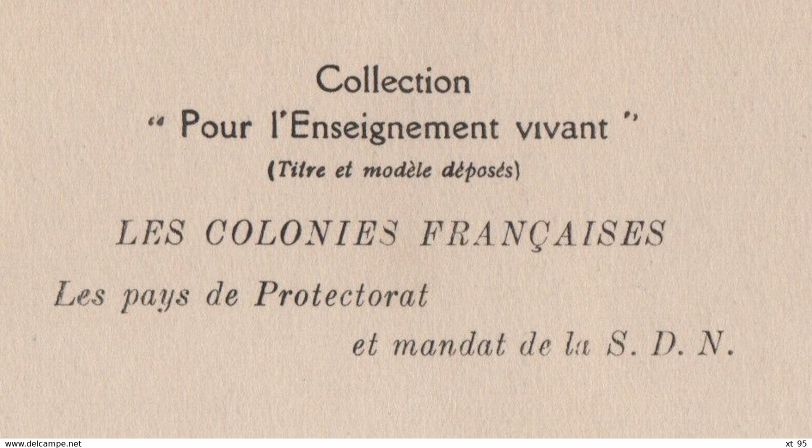 Pour L'Enseignement Vivant (24x18cm) - Les Colonies Francaises - Ancienne Haute Volta - Liane A Caoutchouc - Ivory Coast