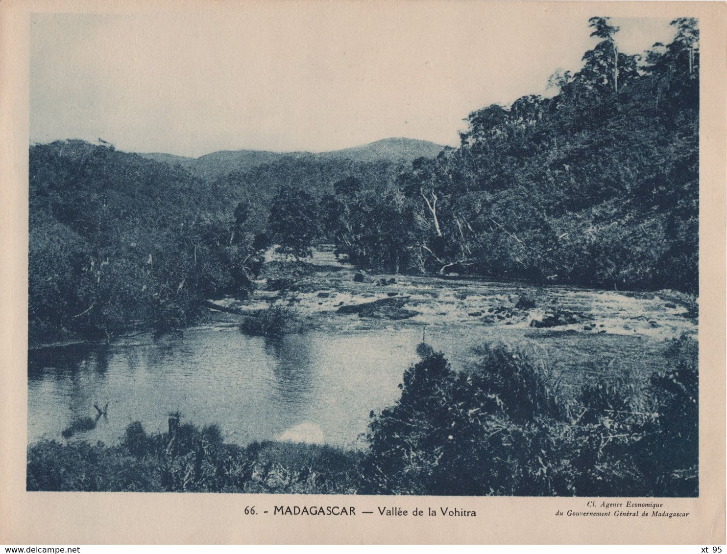 Pour L'Enseignement Vivant (24x18cm) - Les Colonies Francaises - Madagascar - Vallee De La Vohitra - Madagascar
