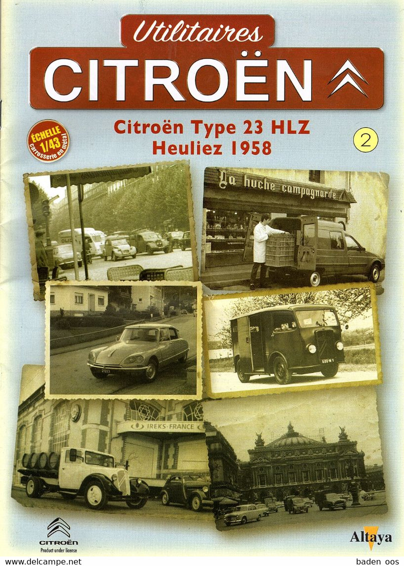 Rascicule Utilitaires Citroën Type 23 HLZ SANS LE MODELE REDUIT - Littérature & DVD