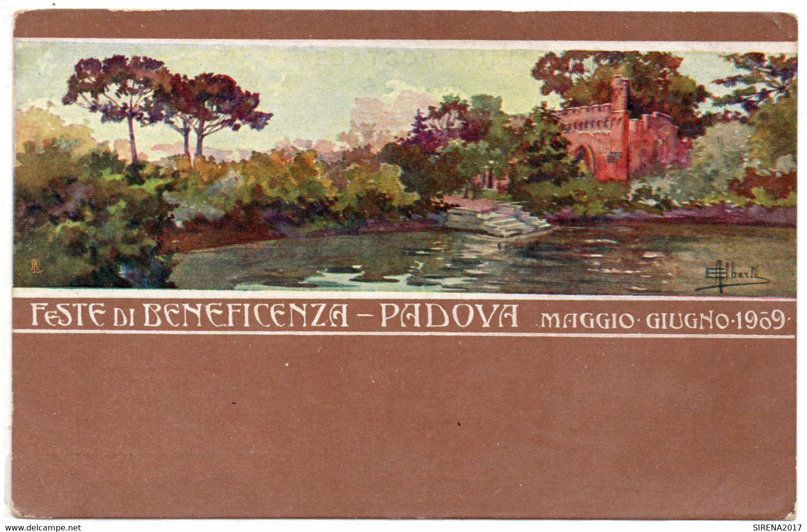 PADOVA - FESTE DI BENEFICENZA 1909 - NON VIAGGIATA - Publicité