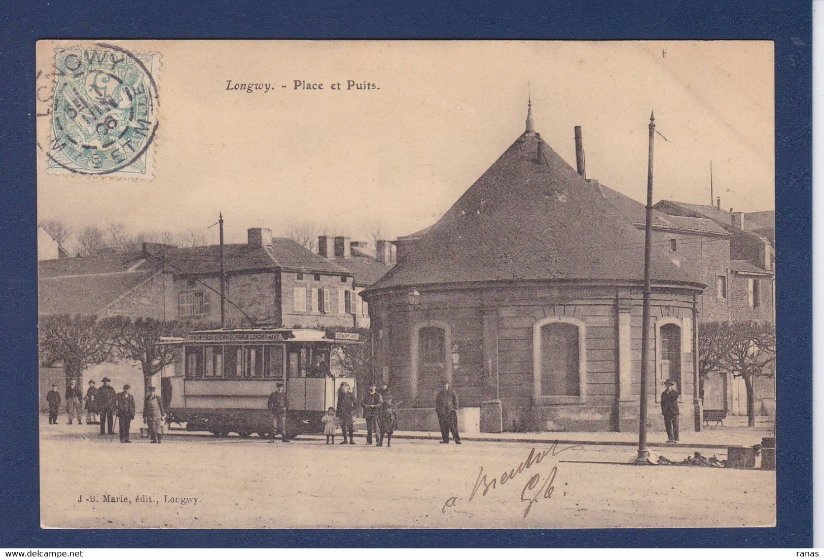 CPA [54] Meurthe Et Moselle > Longwy Tramway Circulé - Longwy