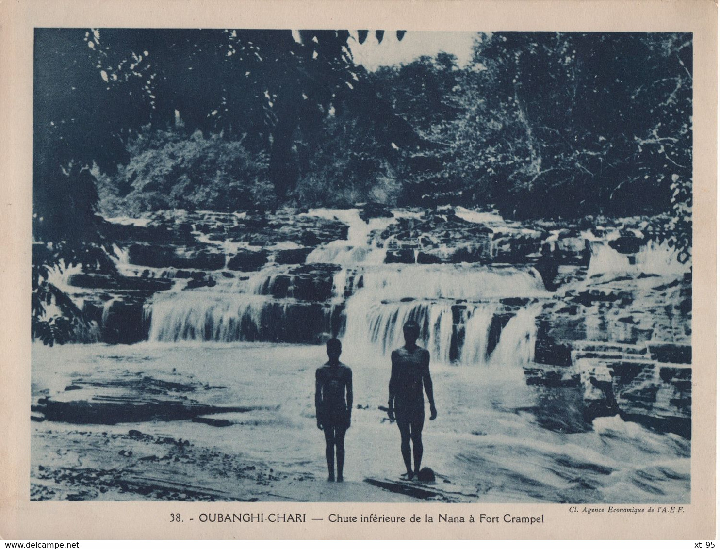 Pour L'Enseignement Vivant (24x18cm) - Les Colonies Francaises - Oubanghi Chari - Chute Inferieure Nana A Fort Crampel - Zonder Classificatie