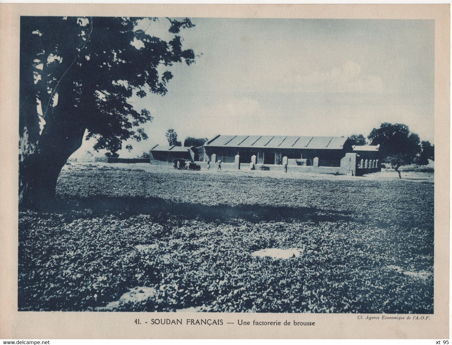 Pour L'Enseignement Vivant (24x18cm) - Les Colonies Francaises - Soudan Francais - Une Factorie De Brousse - Sudan