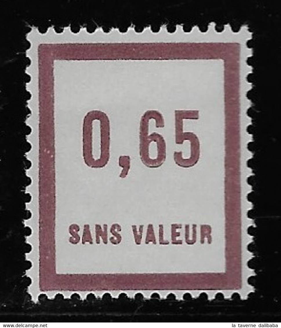 TIMBRES FICTIFS EMISSION DE 1935 N° F35 0,65 VIOLET-BRUN NEUF ** TRES RARE TTB COTE 3 € - Phantom