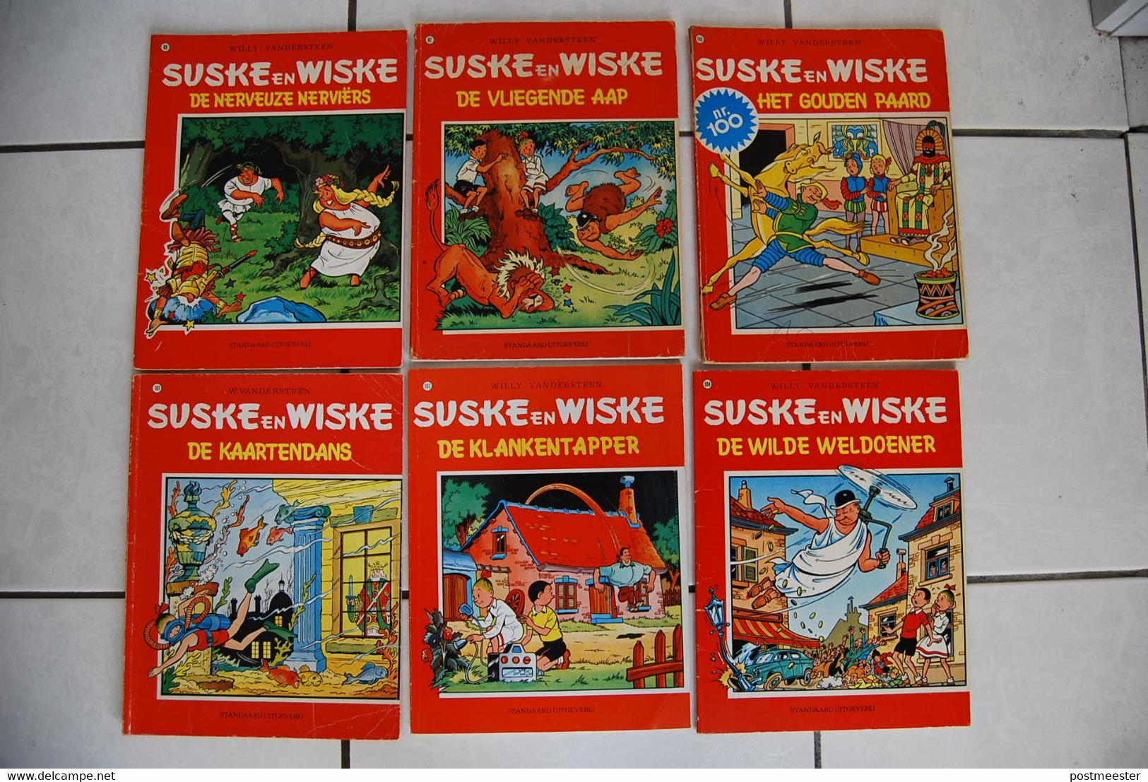 Suske En Wiske:  22 Albums Uit De Rode Vierkleuren Reeks - Suske & Wiske