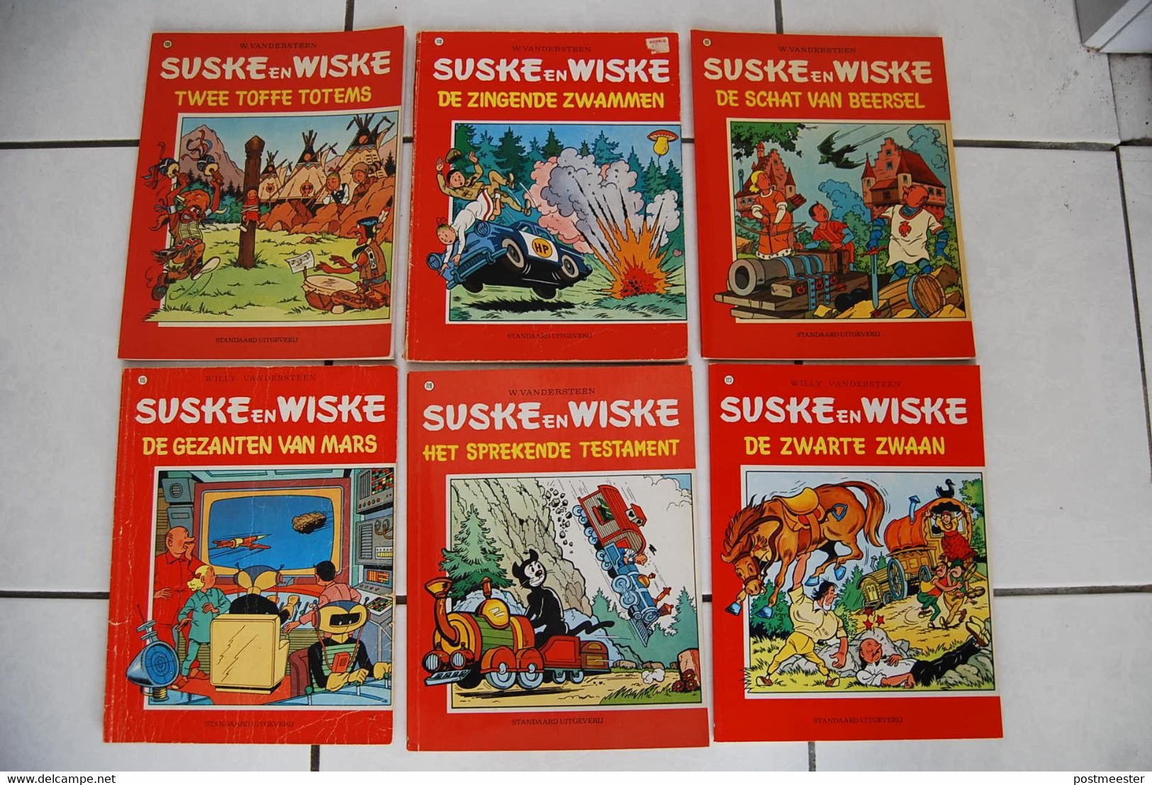 Suske En Wiske:  22 Albums Uit De Rode Vierkleuren Reeks - Suske & Wiske