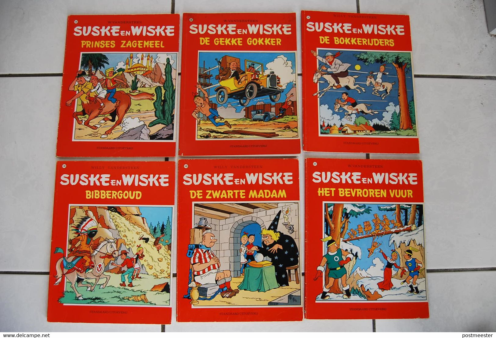 Suske En Wiske:  22 Albums Uit De Rode Vierkleuren Reeks - Suske & Wiske