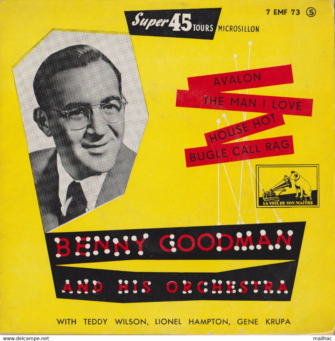 Benny GOODMAN And His Orchestra - Avalon The Man I Love... La Voix De Son Maitre - Jazz