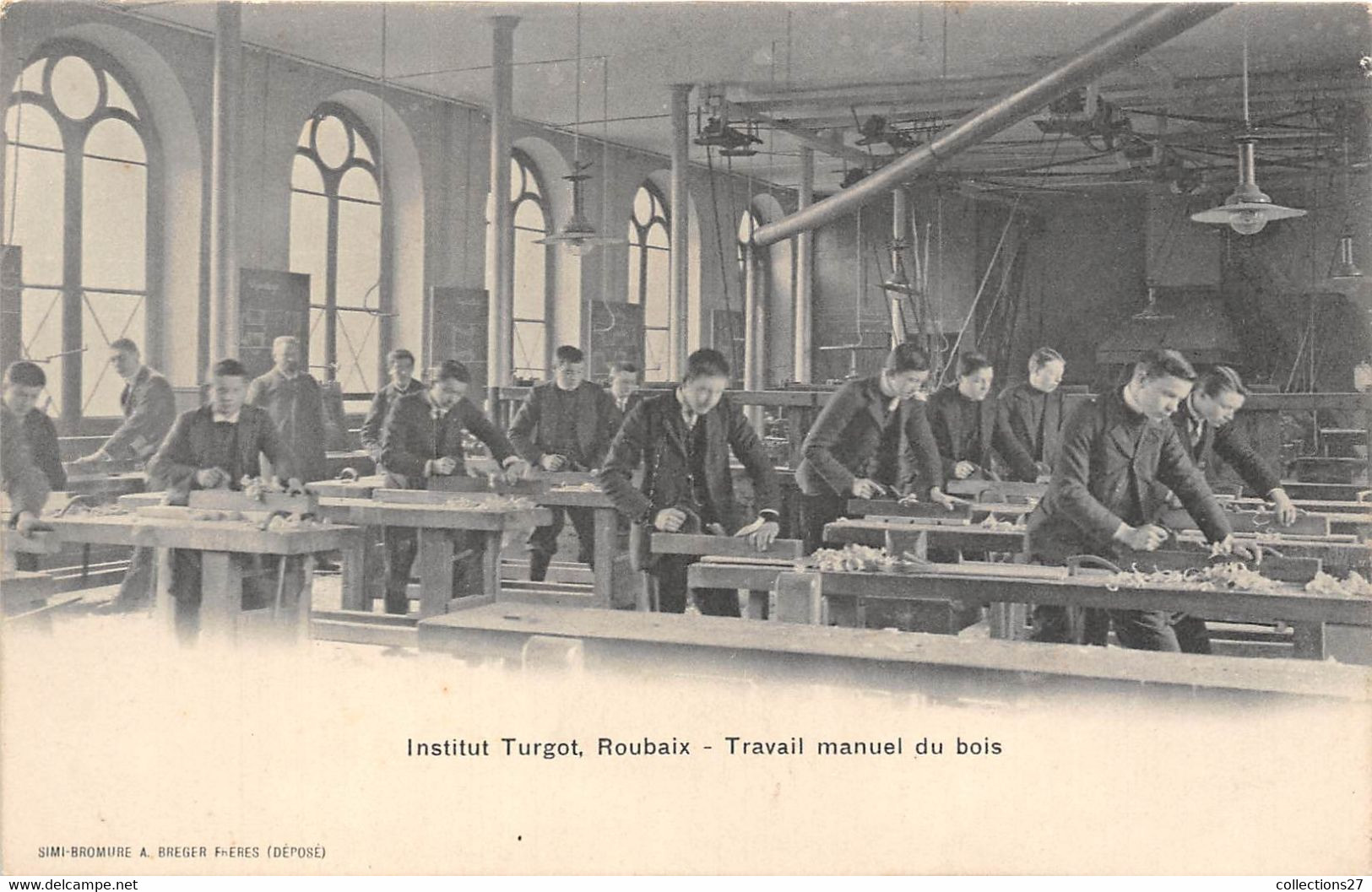 59-ROUBAIX- INSTITUT TURGOT- TRAVAIL MANUEL DU BOIS - Roubaix