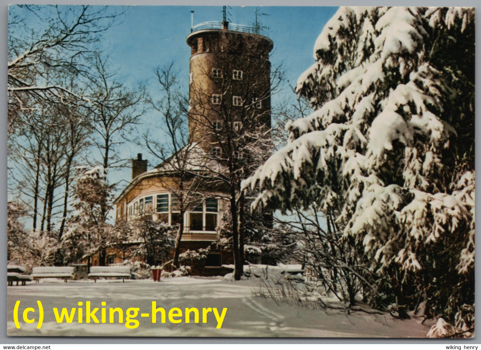 Lennestadt Altenhundem - Aussichtsturm Hohe Bracht 1   Im Winter - Lennestadt