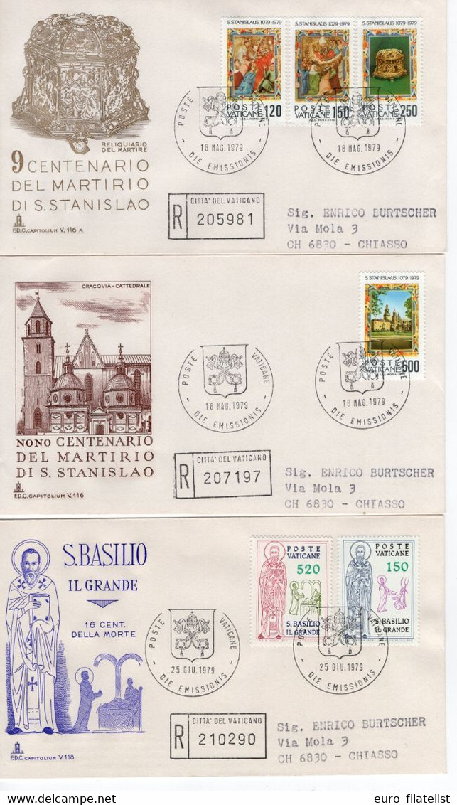 Vatican Lot 107 FDC - FDC