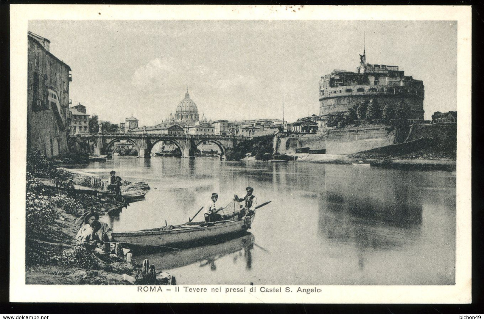 Roma Il Tevere Nei Pressi Di Castel S Angelo EVR Animée - Fiume Tevere