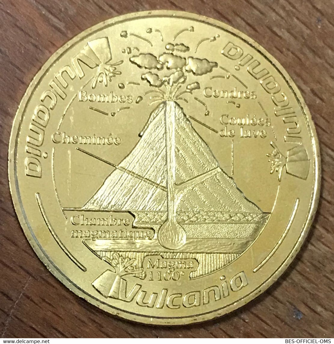 63 VULCANIA VOLCAN EN COUPE MDP 2018 MÉDAILLE SOUVENIR MONNAIE DE PARIS JETON TOURISTIQUE MEDALS COINS TOKENS - 2018