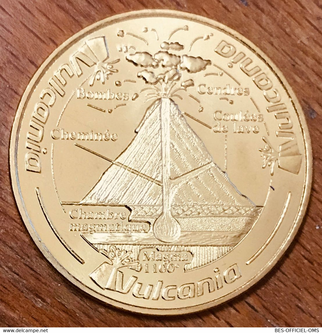 63 VULCANIA VOLCAN EN COUPE MDP 2019 MÉDAILLE SOUVENIR MONNAIE DE PARIS JETON TOURISTIQUE MEDALS COINS TOKENS - 2019