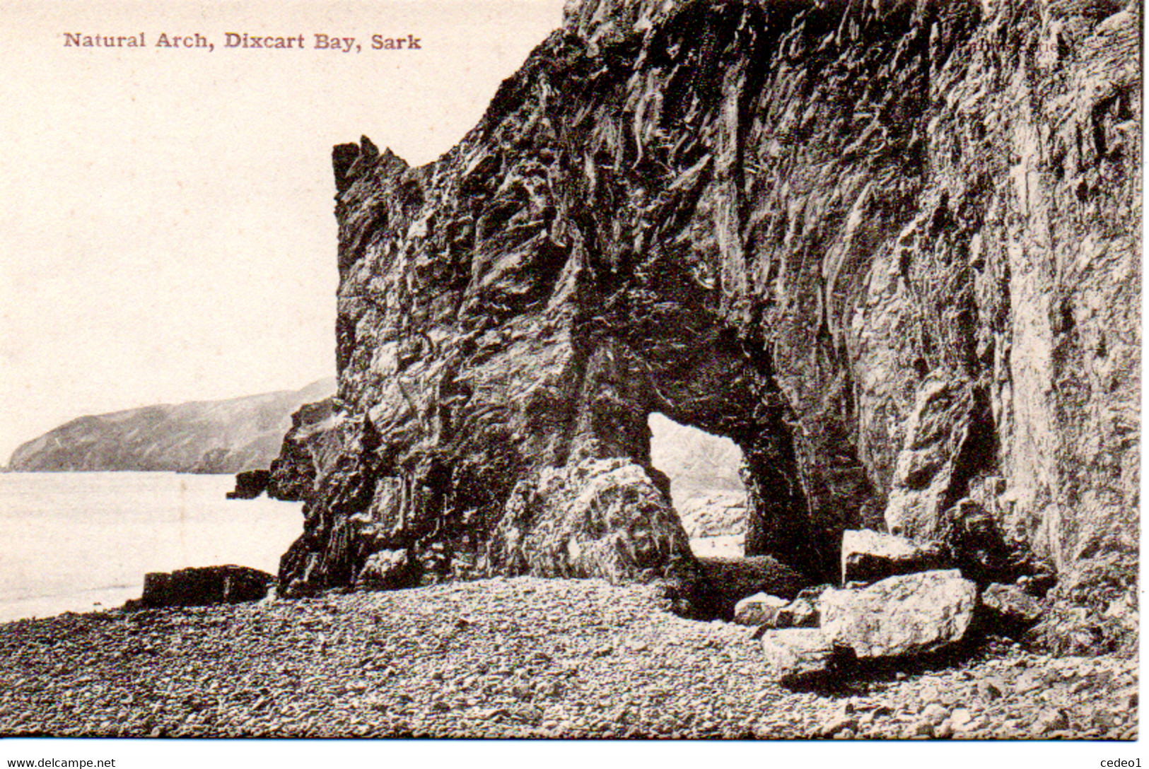 SARK   NATURAL ARCH DIXCART  BAY - Sark