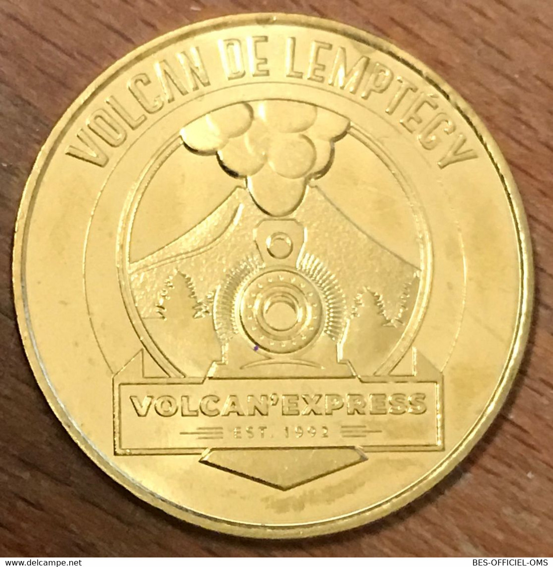 63 VOLCAN EXPRESS DE LEMPTÉGY MDP 2019 MÉDAILLE SOUVENIR MONNAIE DE PARIS JETON TOURISTIQUE MEDALS COINS TOKENS - 2019