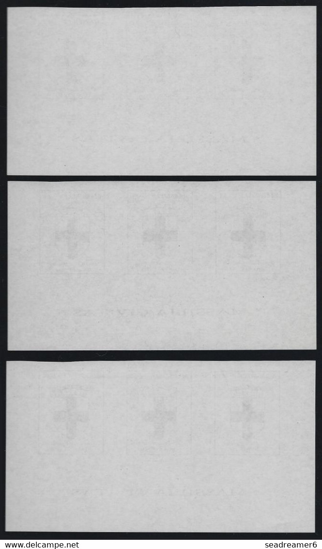 France Bas De Feuille 9 Timbres De Grève De Marseille 1988 2F, 3F & 4F  TTB - Other & Unclassified