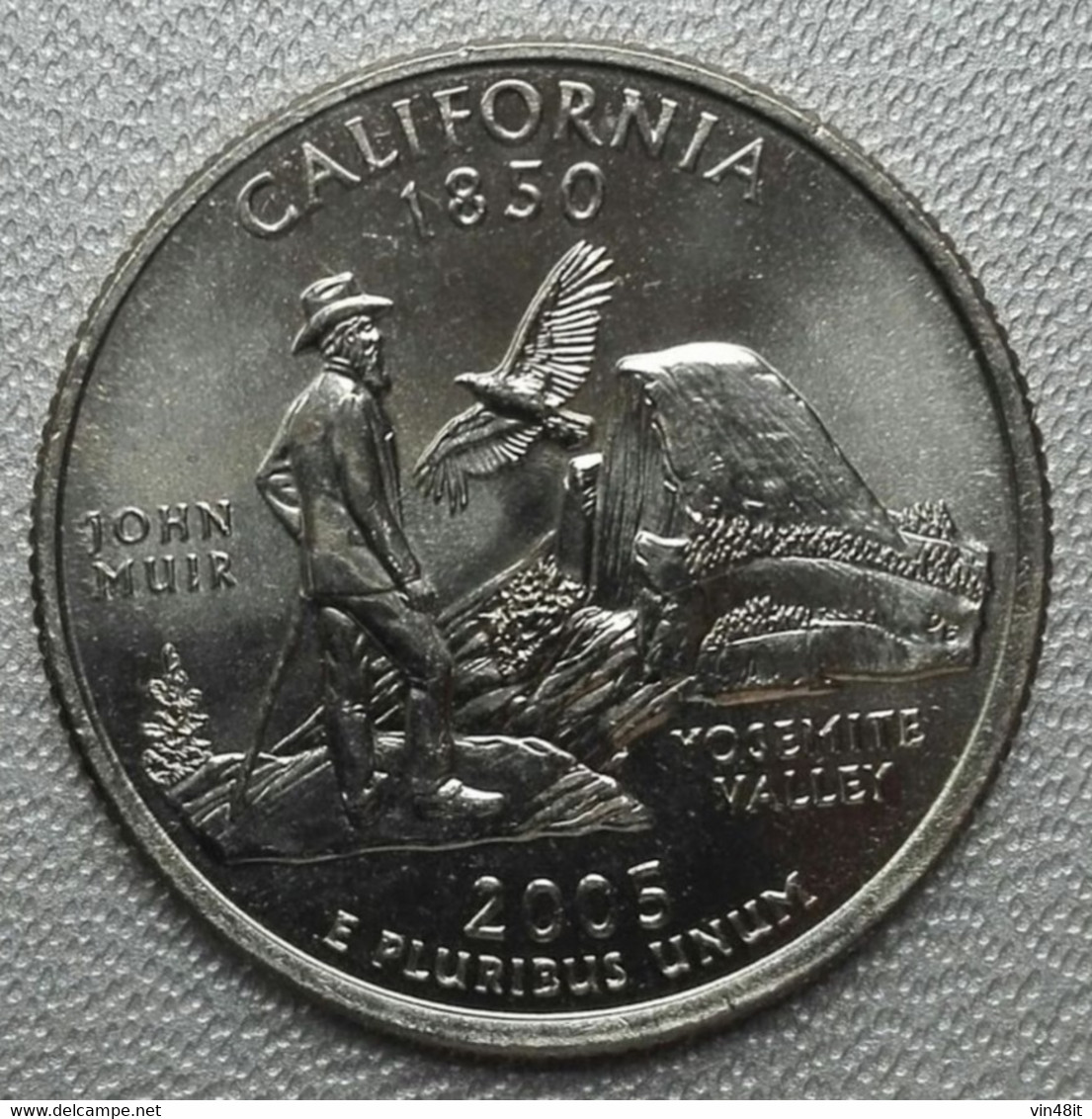 2005 -  STATI UNITI (SERIE CALIFORNIA)  -  MONETA  DEL VALORE  DI  QUARTER DOLLAR  - NUOVA - Collections
