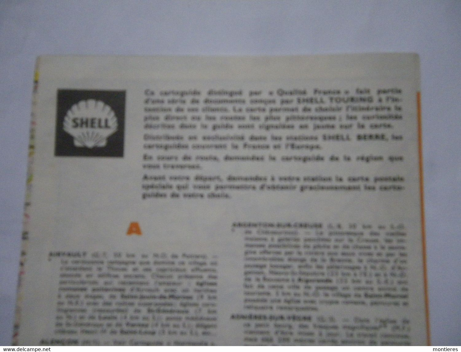 Carte Routière VAL DE LOIRE Cadeau Compagnie Pétrolière SHELL BERRE 1963 / 1964 - Station Services - Illustration NATHAN - Sport & Tourismus