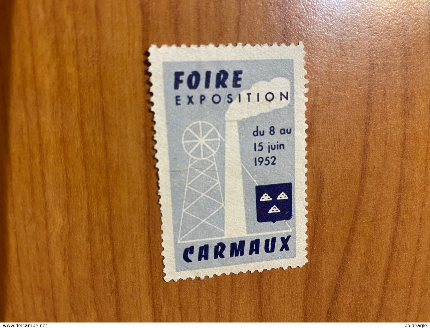 Vignette - Foire Exposition Carmaux 1952 - Tourisme (Vignettes)