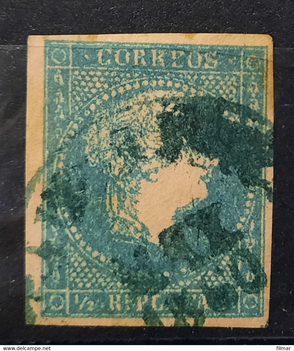 Antillas N7( Fechados Azul - Cuba (1874-1898)